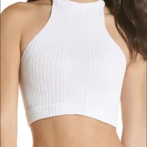 Free people white racerback brami